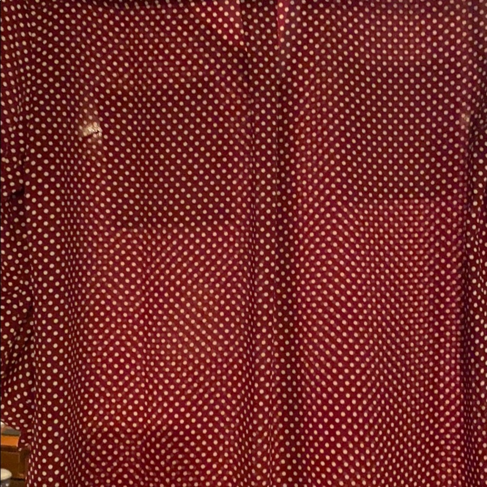 Red button down - Picture 3 of 3